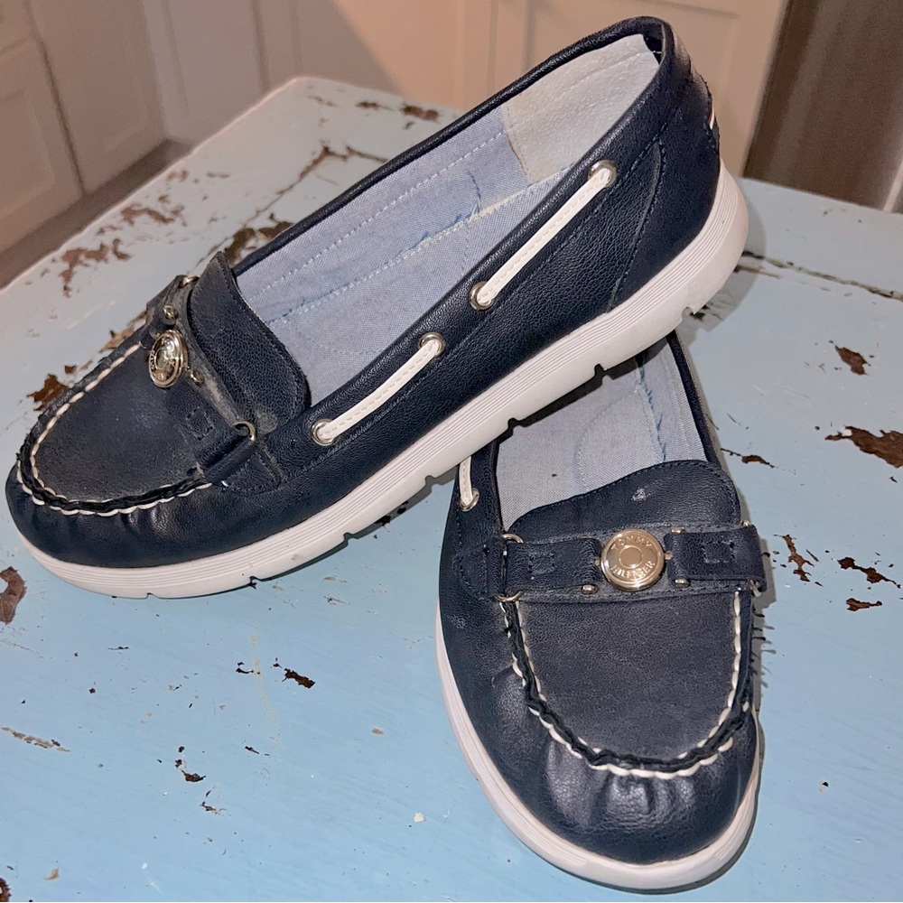 Tommy Hilfiger Slip On Navy Blue Loafers